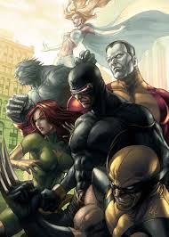 Emma Fros,Beast,Jean Grey,Skott Summers,Wolverine