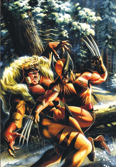 Wolveine vs Sabertooth